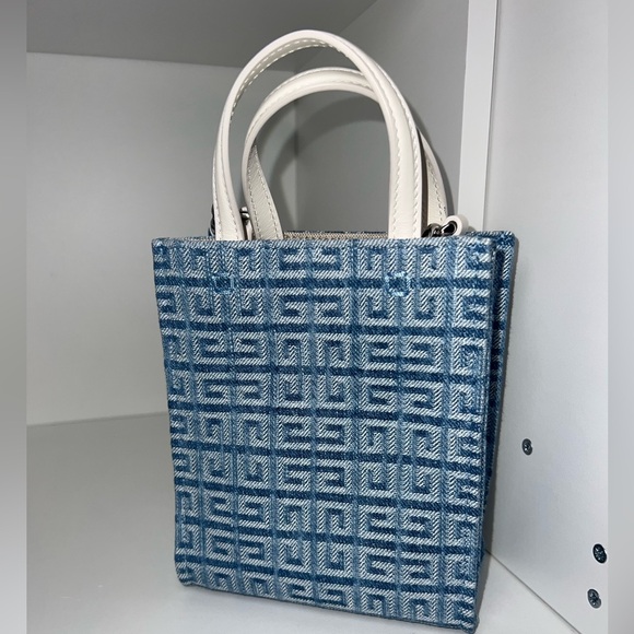 SOLD!!! NWT Givenchy Mini Denim Tote Bag - Picture 2 of 9